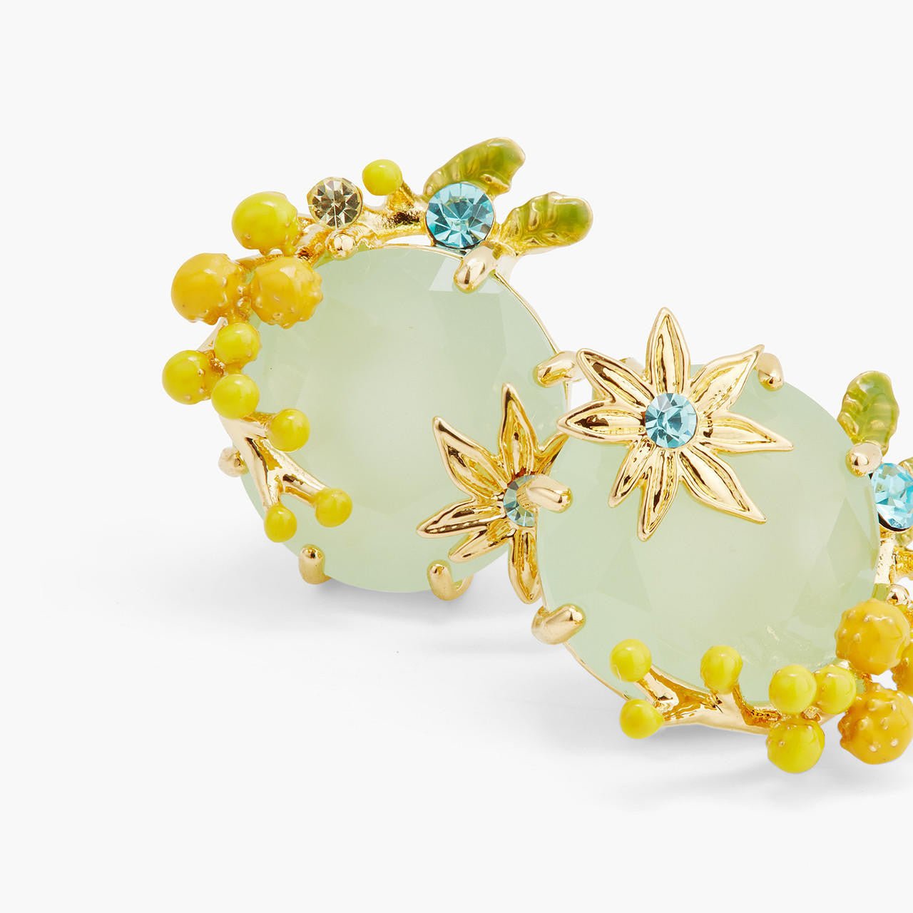 Mimosa And Star Anise Earrings | AQNC1011 - Les Nereides