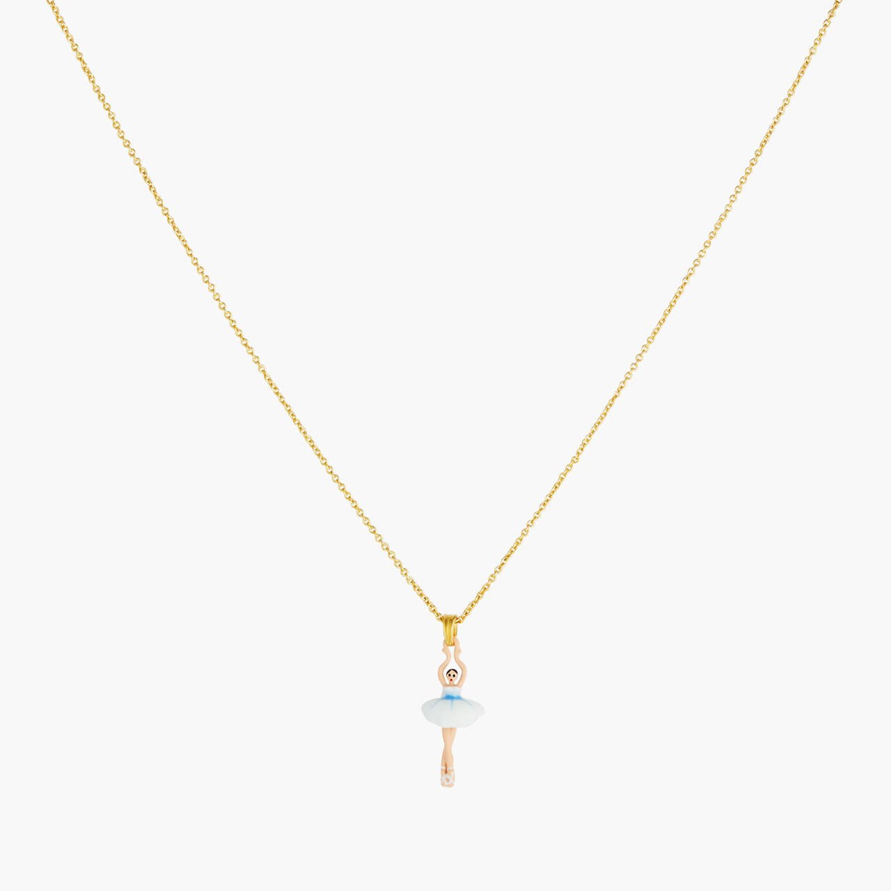 Mini Ballerina Forget - Me - Not Pendant Necklace | ANMDD3011 - Les Nereides