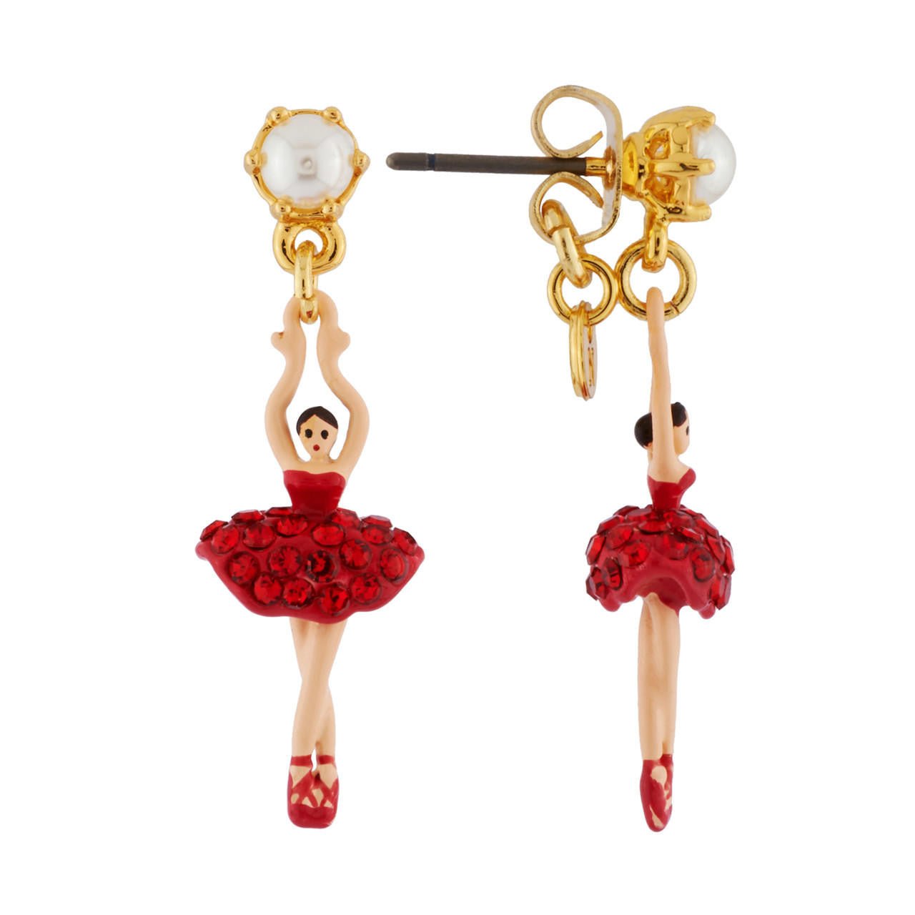 Mini Pas de Deux Siam Earrings | AHMDD1018 - Les Nereides