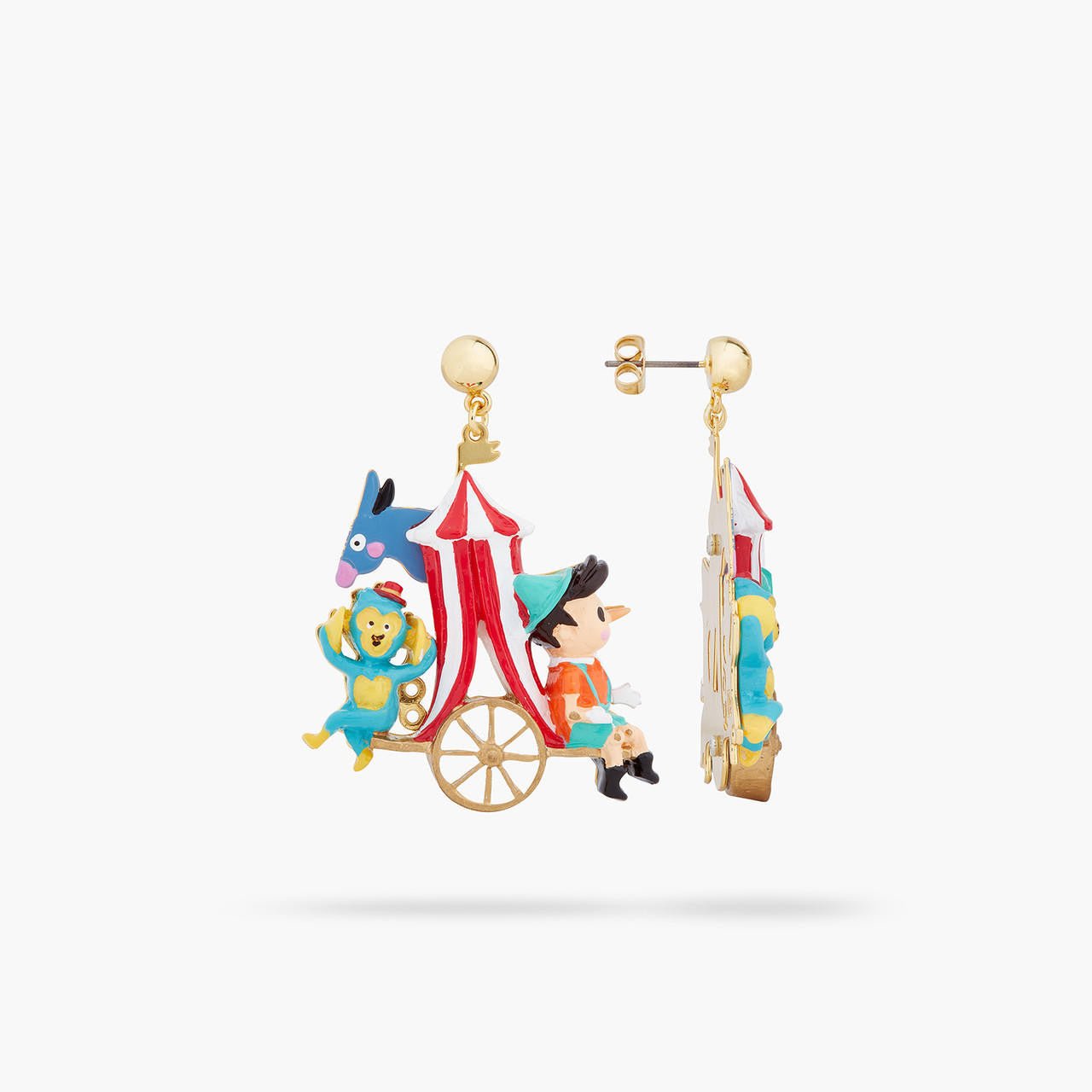 Mobile Circus Tent Earrings | ARPI1081 - Les Nereides
