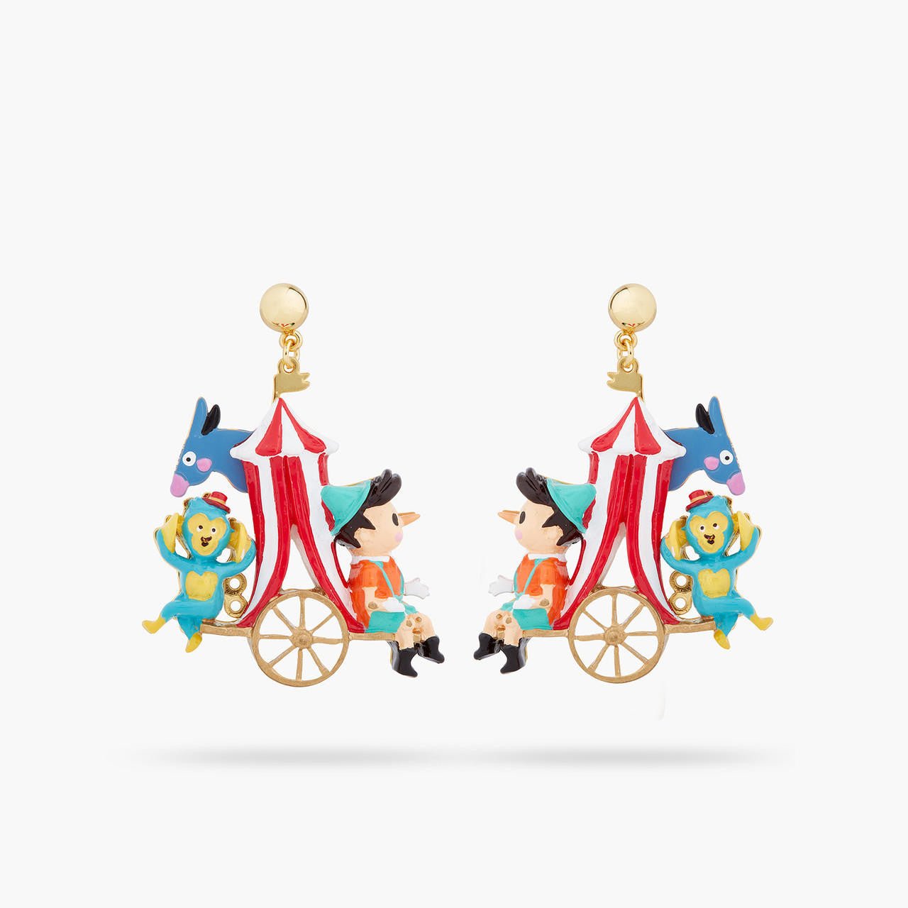 Mobile Circus Tent Earrings | ARPI1081 - Les Nereides