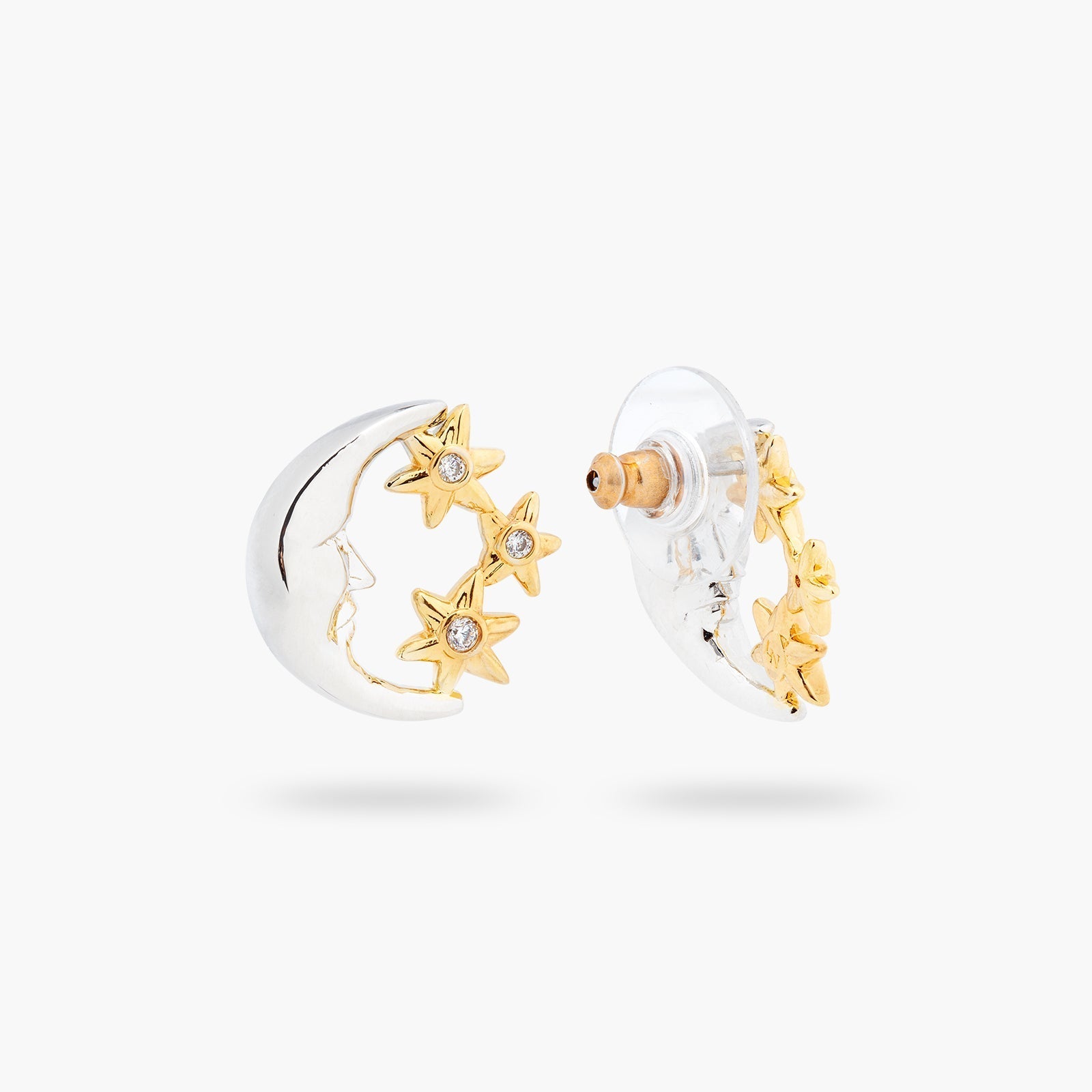 Moon And Star Earrings | ASAM1011 - Les Nereides