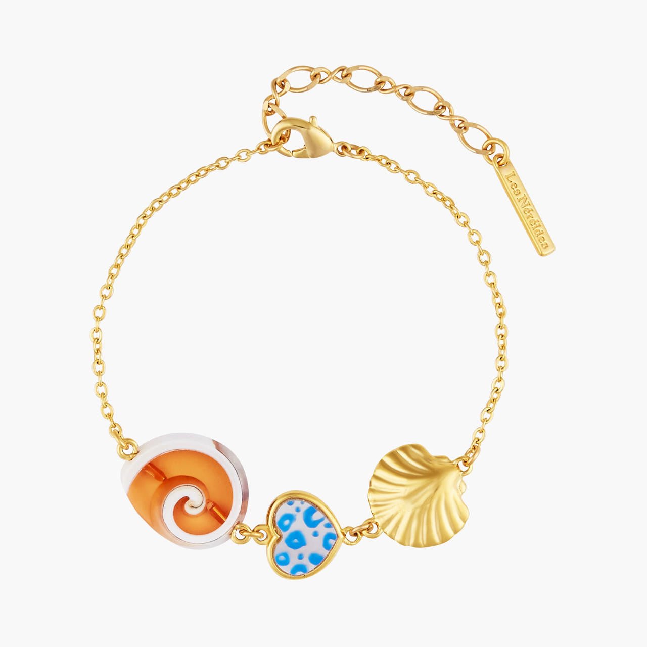 Mother Of Pearl And Seashell Thin Bracelet | AOGL2051 - Les Nereides