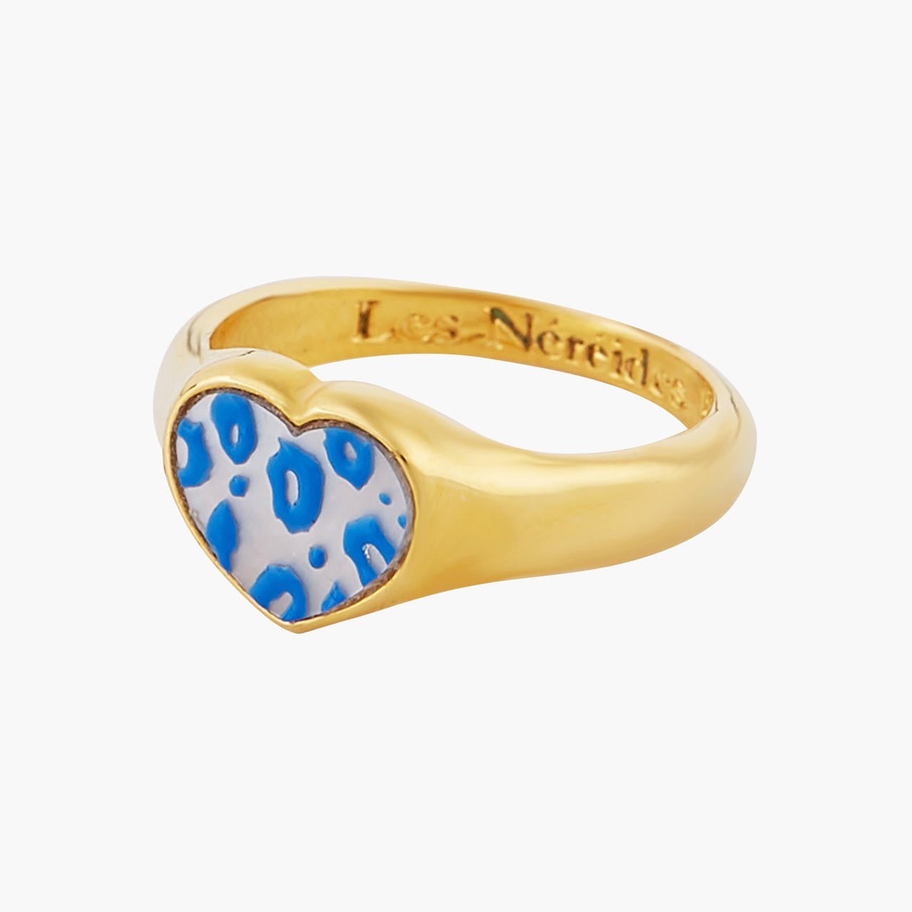 Mother Of Pearl Heart Cocktail Ring | AOGL6041 - Les Nereides