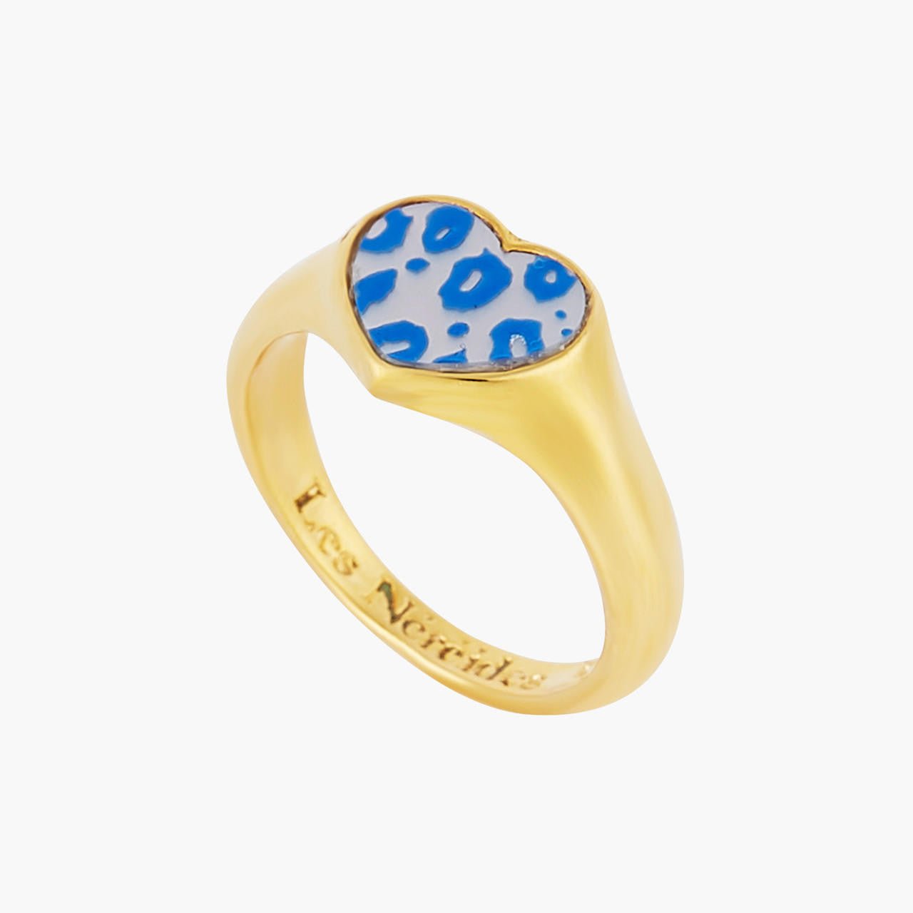 Mother Of Pearl Heart Cocktail Ring | AOGL6041 - Les Nereides