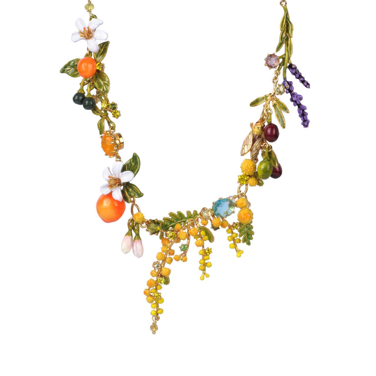 Multi Element Of Theé Provence Garden Collar Necklace | ABJP3101 - Les Nereides