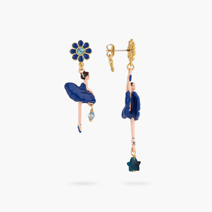 Mystery Of The Nile Pas De Deux Asymmetrical Earrings | ASDD1081 - Les Nereides