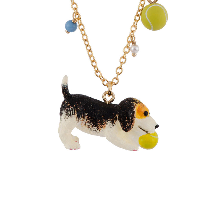  N2 For Lnla Beagle With Tennis Ball Necklace | AFNA3021 