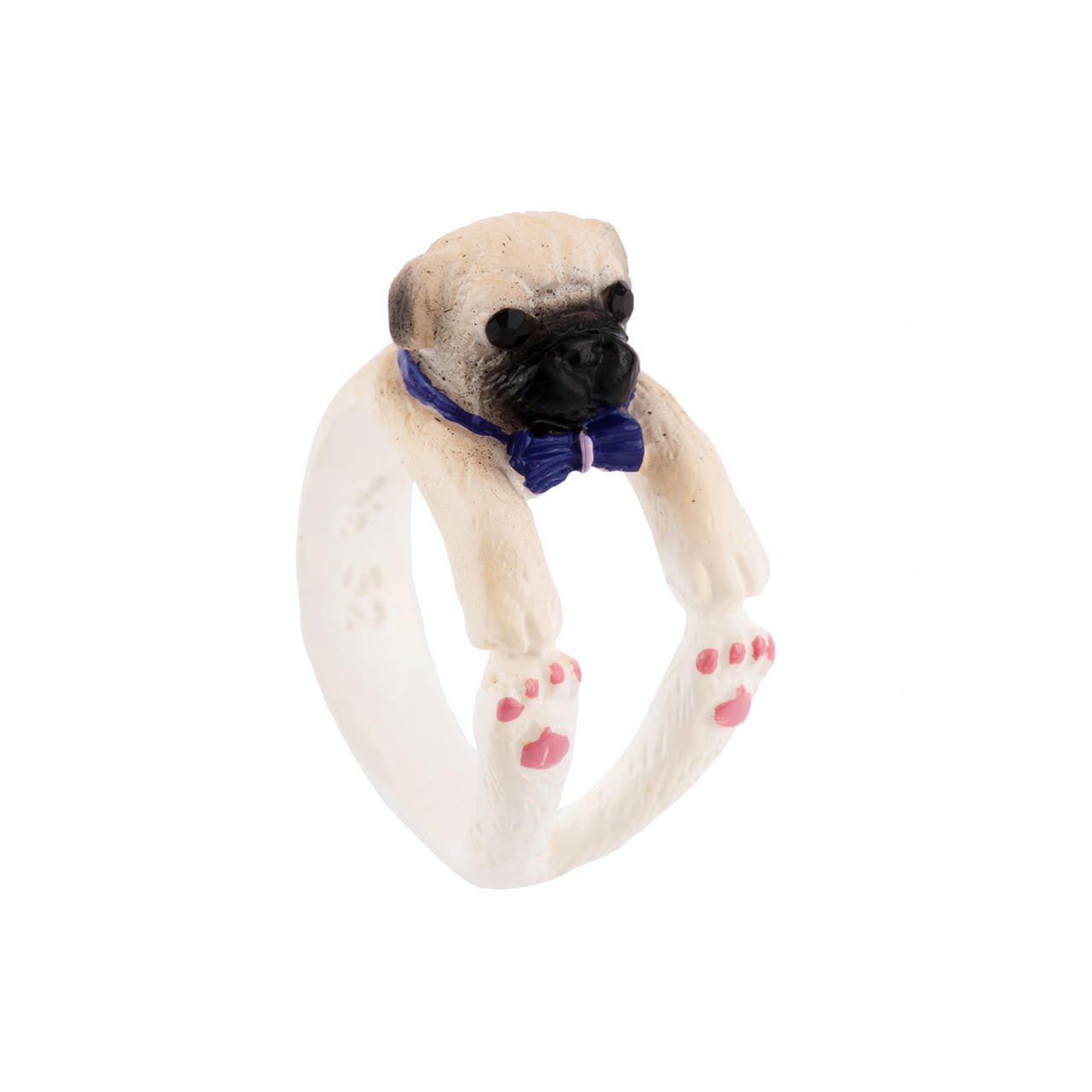 N2 For Lnla Pug & Tie Bow Rings | AFNA602/12 - Les Nereides