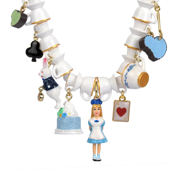 N2 Le Tea Time D'Alice 48 Cm + 5 Cm Extension Cups And Multi-Charms Necklace | AATA3191 