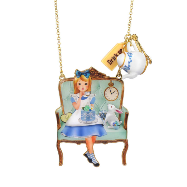 N2 Le Tea Time D'Alice Alice On A Sofa And Multi-Charms Necklace | AATA3161 