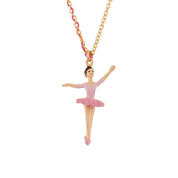 N2 Les Petits Rats Ballet Dancer Making An "Arabesque" Necklace | AEOP3031 