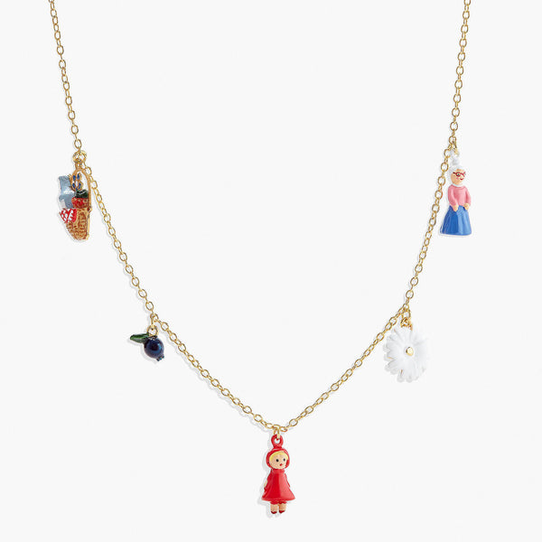 N2 Little Red Riding Hood Picnic Pendant Necklace | APBB3111