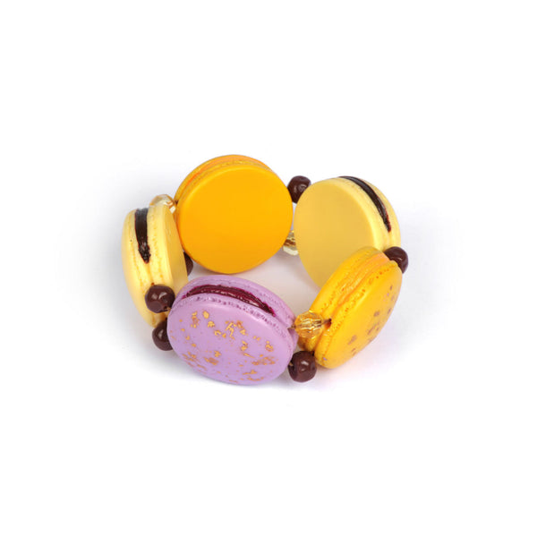 N2 Macarons Il Parait Qu'Ils Sont Bons W/Knot Dark Choco Bracelet | AAMR2011 