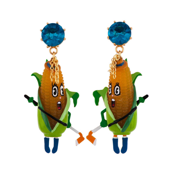 N2 Mon Potager Corn With Hat & Spade Earrings | AFMM1141 