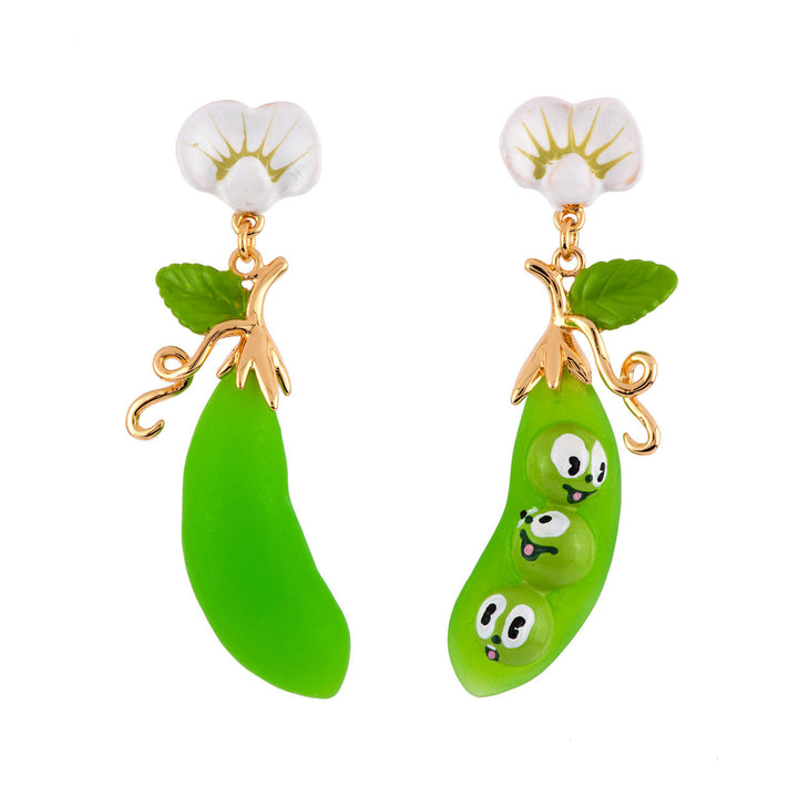 N2 Mon Potager Pea Pod Earrings | AFMM1051 