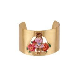 N2X Nathalie Lete Cat Weapink Dress W/Flower Bracelet | ADNL2021 - Les Nereides