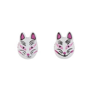  N2X Nicolas Buffe Fox Masks Earrings | AENB113T/1 