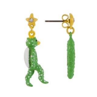 N2X Nicolas Buffe Kappa & Cucumber Earrings | AENB102T/1 - Les Nereides