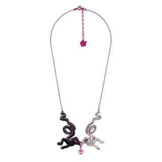 N2X Nicolas Buffe Ribbon Tanukis & Black Bell Necklace | AENB3031 - Les Nereides