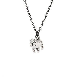 N2X Nicolas Buffe White And Black Tiger Necklace | AENB3161 - Les Nereides