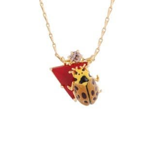 Obscurité Ostentatoire 14-Spotted Ladybird Necklace | ACOO3041 - Les Nereides