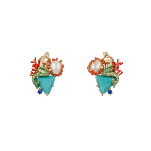 Obscurité Ostentatoire Mermaid Earrings | ADOO103T/1 - Les Nereides