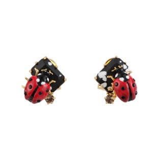 Obscurité Ostentatoire Red Ladybird Earrings | ACOO1011 - Les Nereides