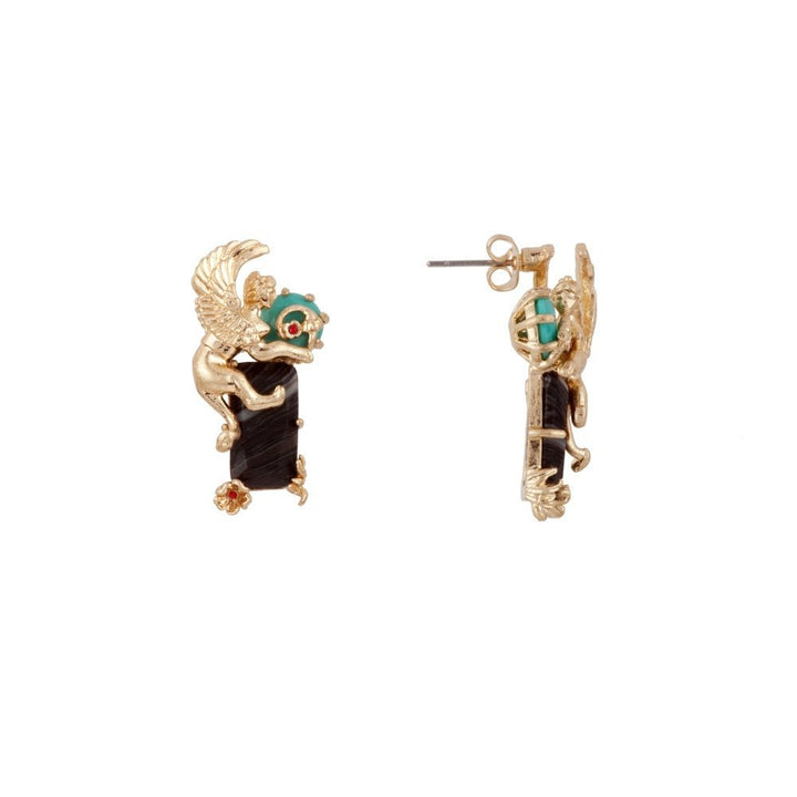 Obscurité Ostentatoire Sphinx Earrings | ADOO104T/1 - Les Nereides