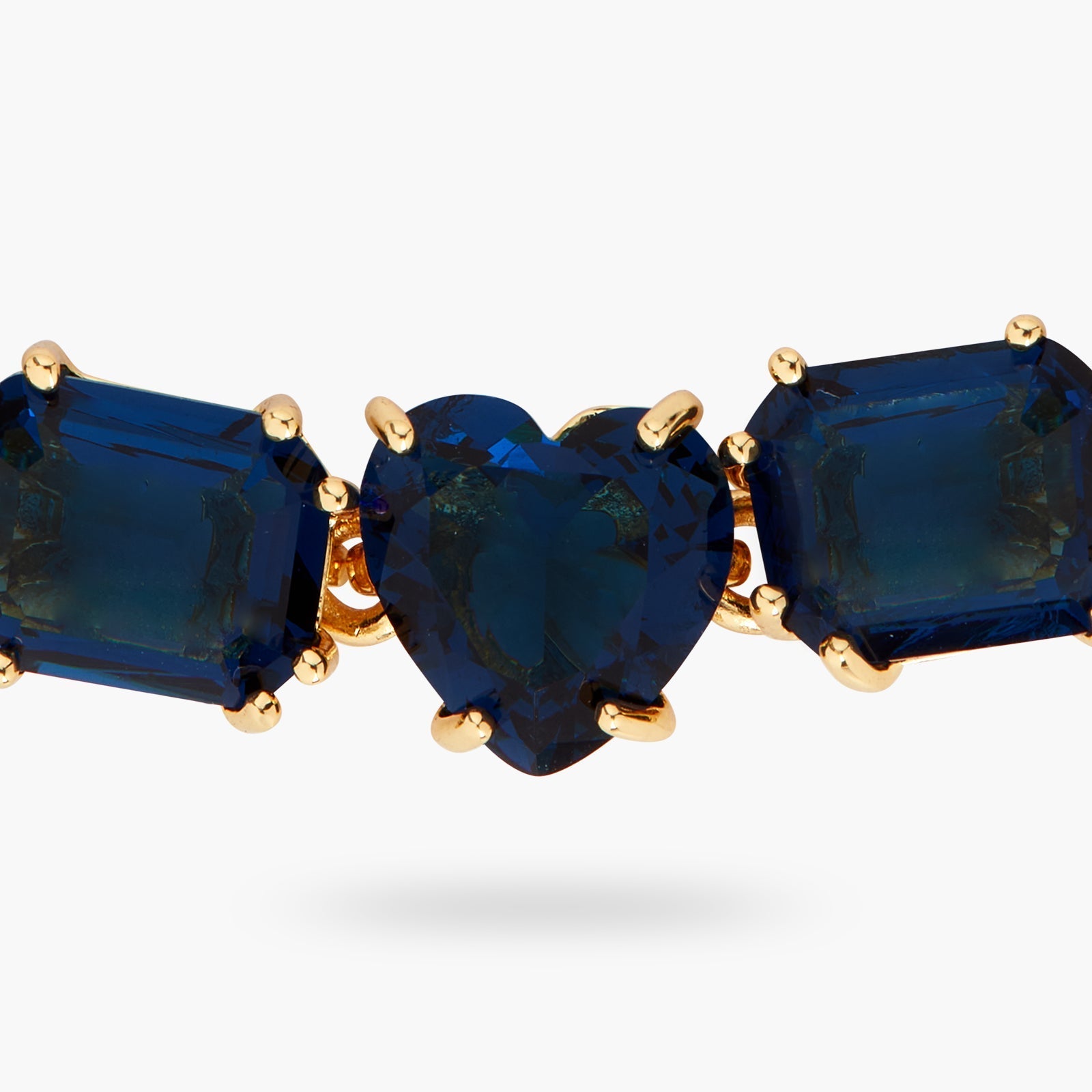 Ocean Blue Diamantine 5 Stone Fine Bracelet | ASLD2141 - Les Nereides
