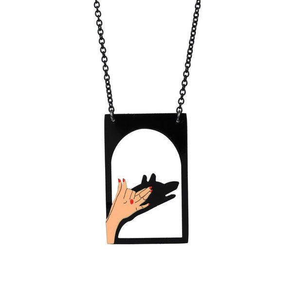 Ombres Chinoises + 5 Cm Extension Dog Necklace | AAOC3011 - Les Nereides