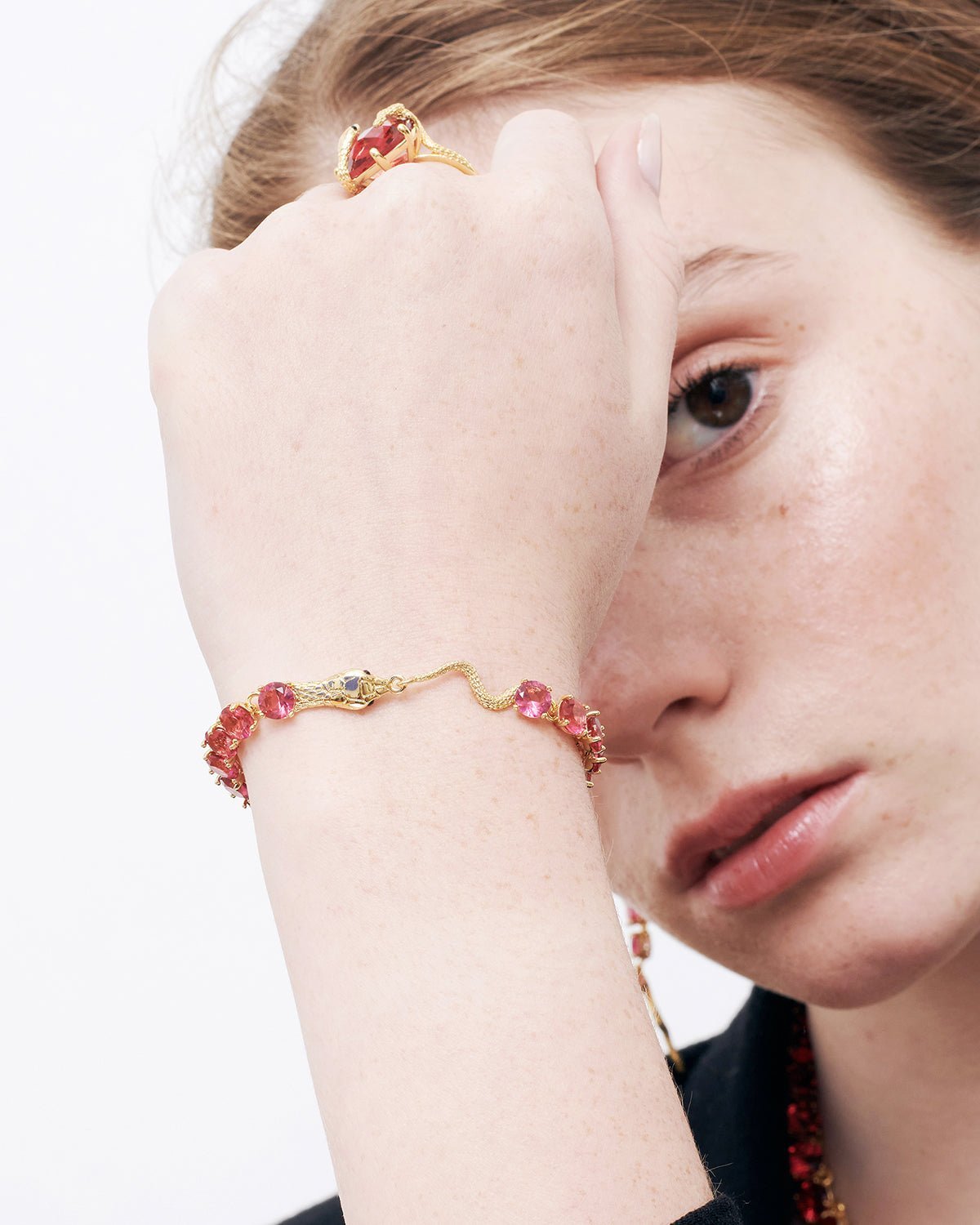 One Row Luxurious Serpentine Bracelet | AMLS2011 - Les Nereides