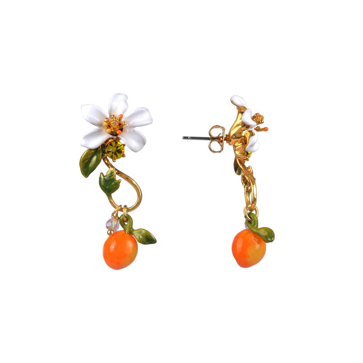 Orange And Orange Blossom Baroque Style Earrings | - (Duplicate Imported from BigCommerce) - Les Nereides