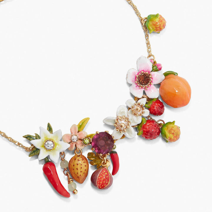 Orchard Fruits And Flowers Charm Bracelet | APVE2011 - Les Nereides
