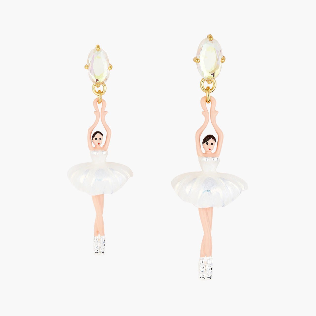Pas de Deux Aurora Baurealis Earrings With Stone | AODD1151 - Les Nereides