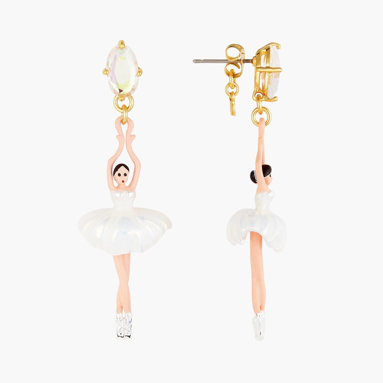 Pas de Deux Aurora Baurealis Earrings With Stone | AODD1151 - Les Nereides