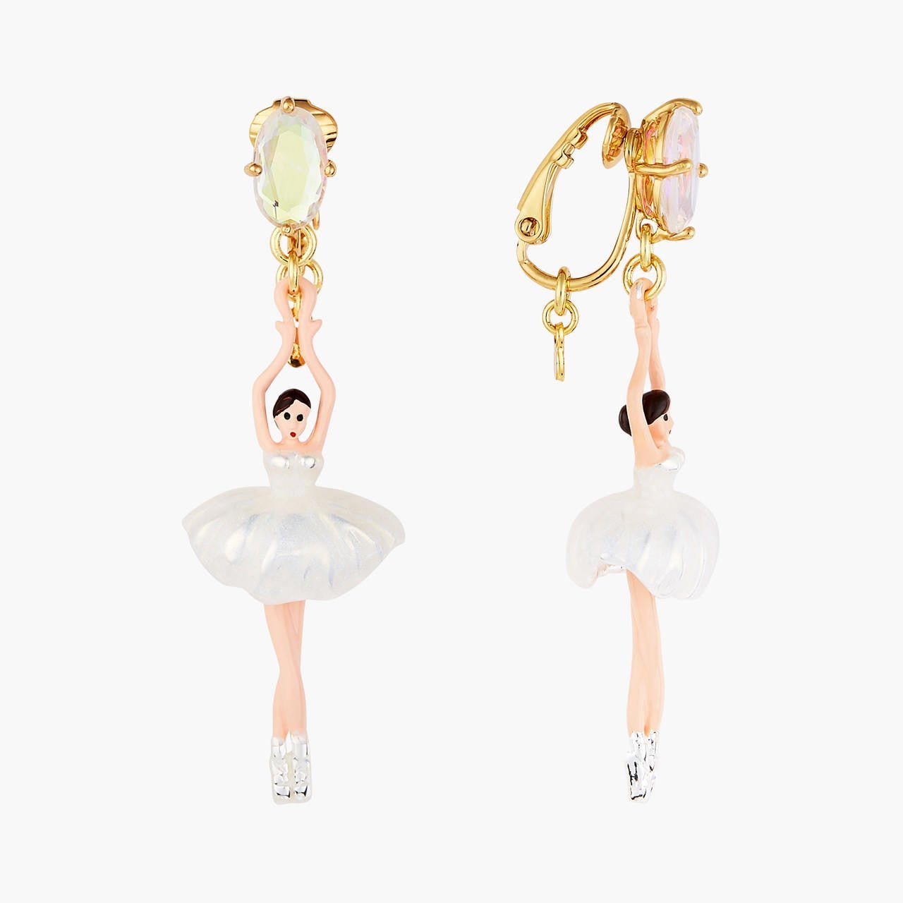 Pas de Deux Aurora Baurealis Earrings With Stone | AODD1151 - Les Nereides