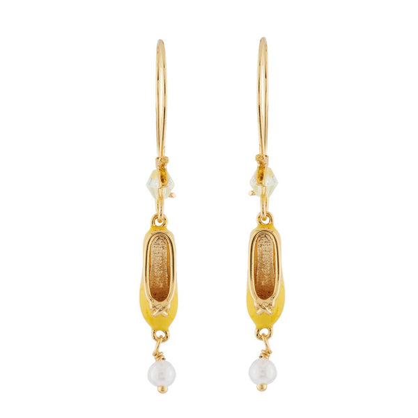 Pas de Deux Ballet Shoe Gradient Yellow Earrings | AHDD1101 - Les Nereides