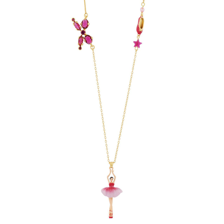 Pas de Deux Gradient Grenadine Necklace | AHDD3162 - Les Nereides