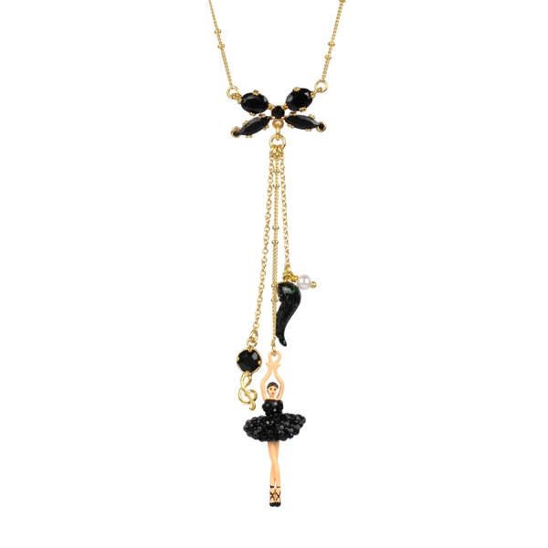 Pas de Deux Lux Multi Éléments Black Necklace | AADDL3022 - Les Nereides
