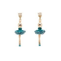 Pas de Deux Lux Rhinestones Aquadelight Earrings | ADDDL115T/2 - Les Nereides