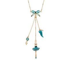 Pas de Deux Lux Rhinestones Aquadelight Necklace | ADDDL3022 - Les Nereides