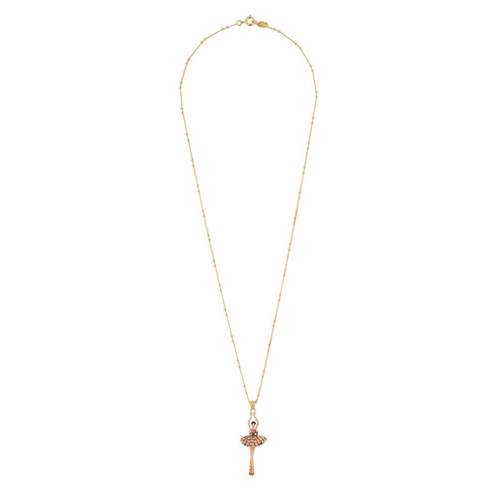 Pas de Deux Lux Rhinestones Copper Necklace | AGDDL3592 - Les Nereides