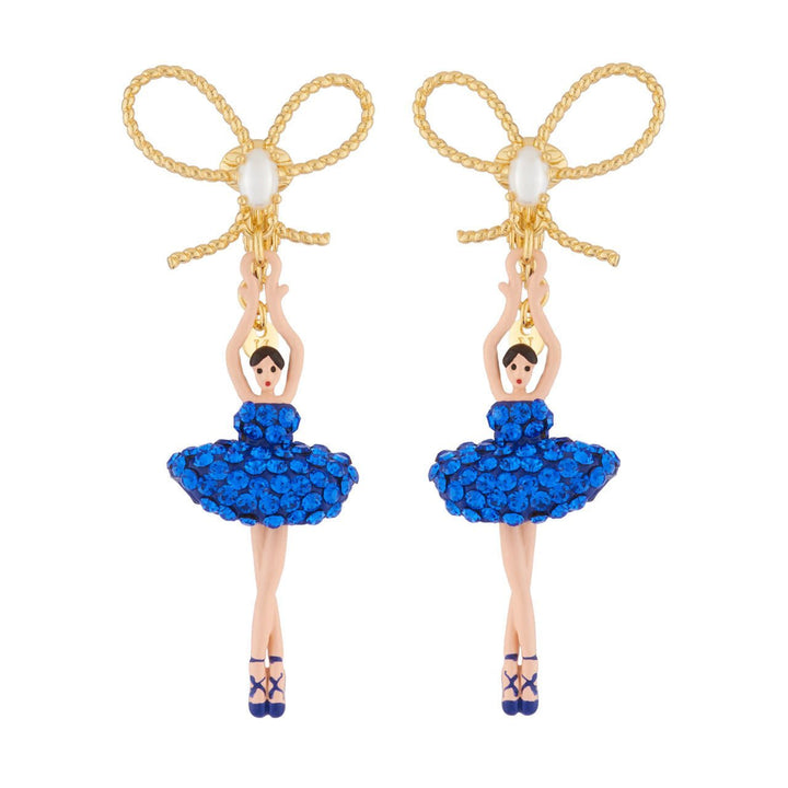 Pas de Deux Lux Sapphire Earrings | AJDDL108C/1 - Les Nereides