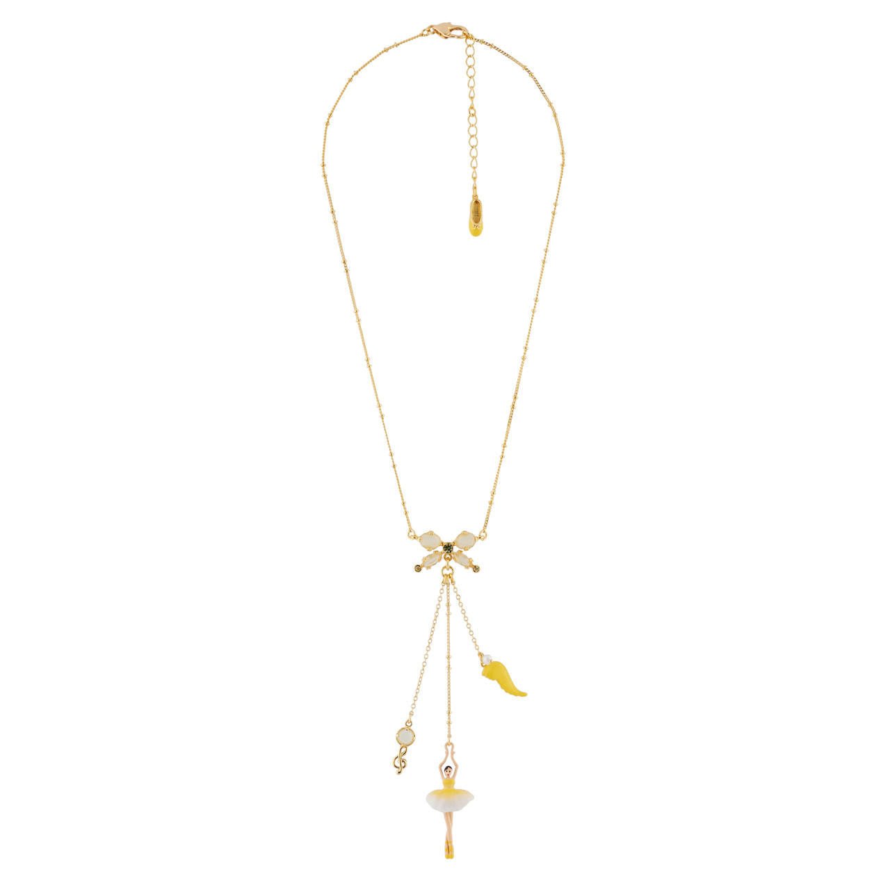 Pas de Deux Multi - Éléments Gradient Yellow Necklace | AHDD3021 - Les Nereides