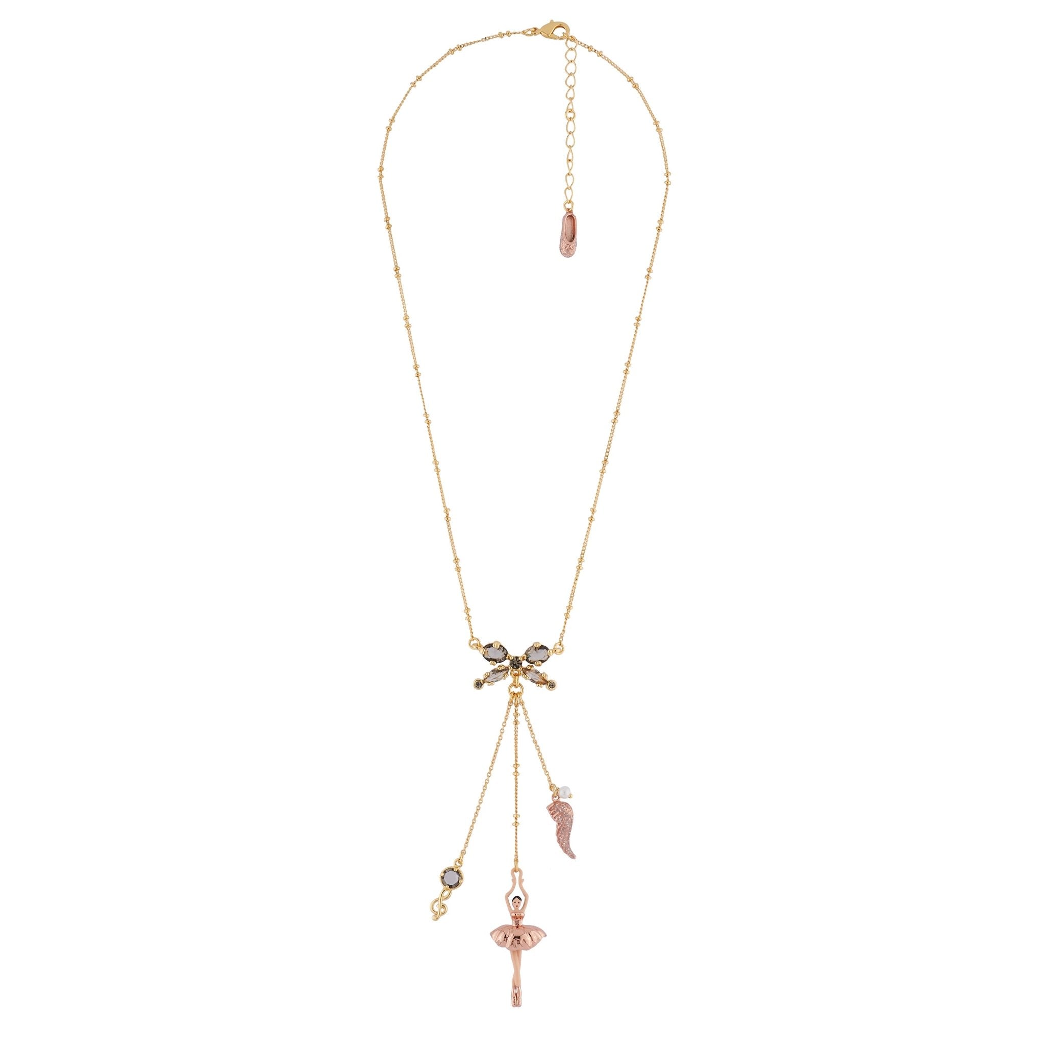 Pas de Deux Multi - Éléments Pink Gold Necklace | AIDD3022 - Les Nereides