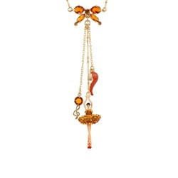 Pas de Deux Topaze Orange Multi-Éléments Necklace | ACDD3021 - Les Nereides