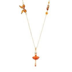 Pas de Deux Topaze Orange Necklace | ACDD3161 - Les Nereides