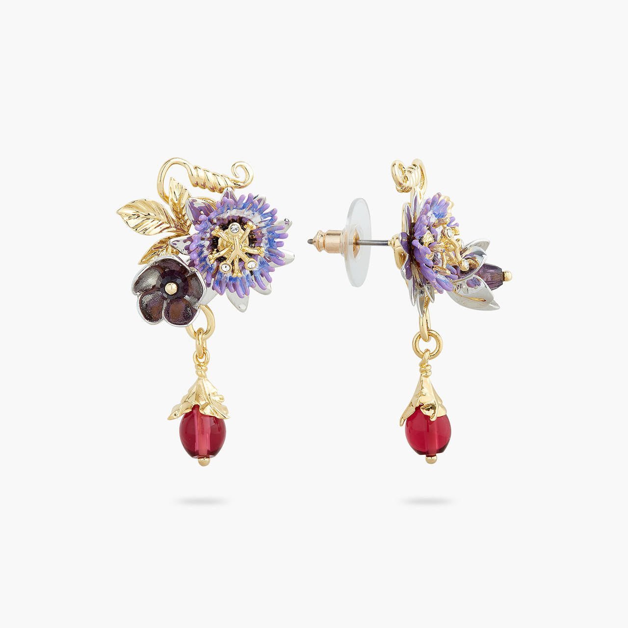 Passionflower Dangling Earrings | AQPG1051 - Les Nereides