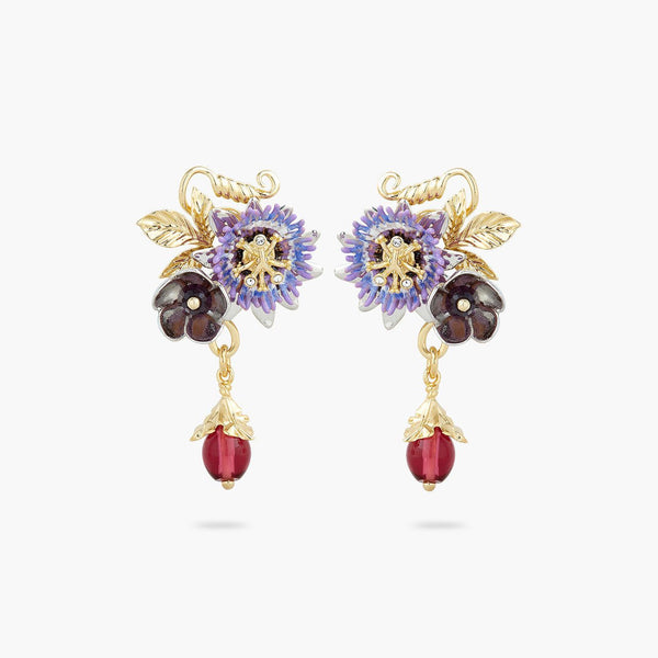 Passionflower Dangling Earrings | AQPG1051 - Les Nereides